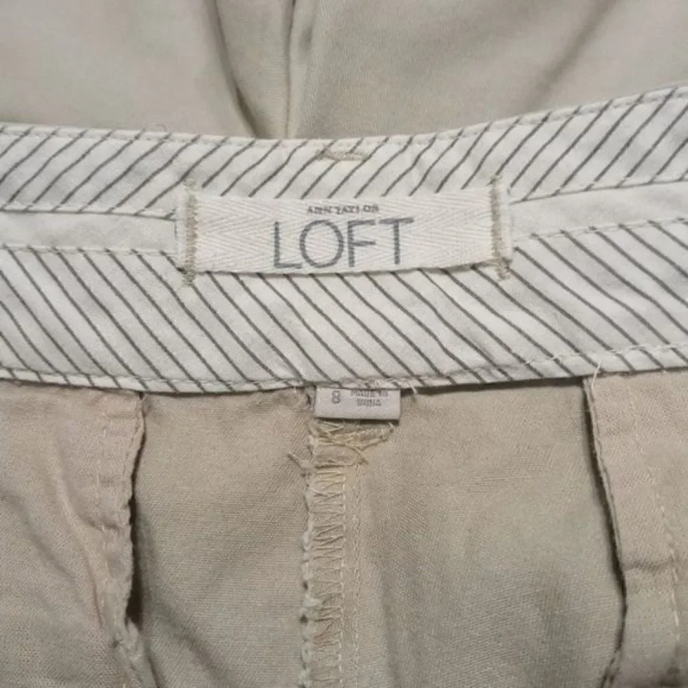 Ann Taylor LOFT Khaki Modern Shorts Size 8 - Picture 8 of 11